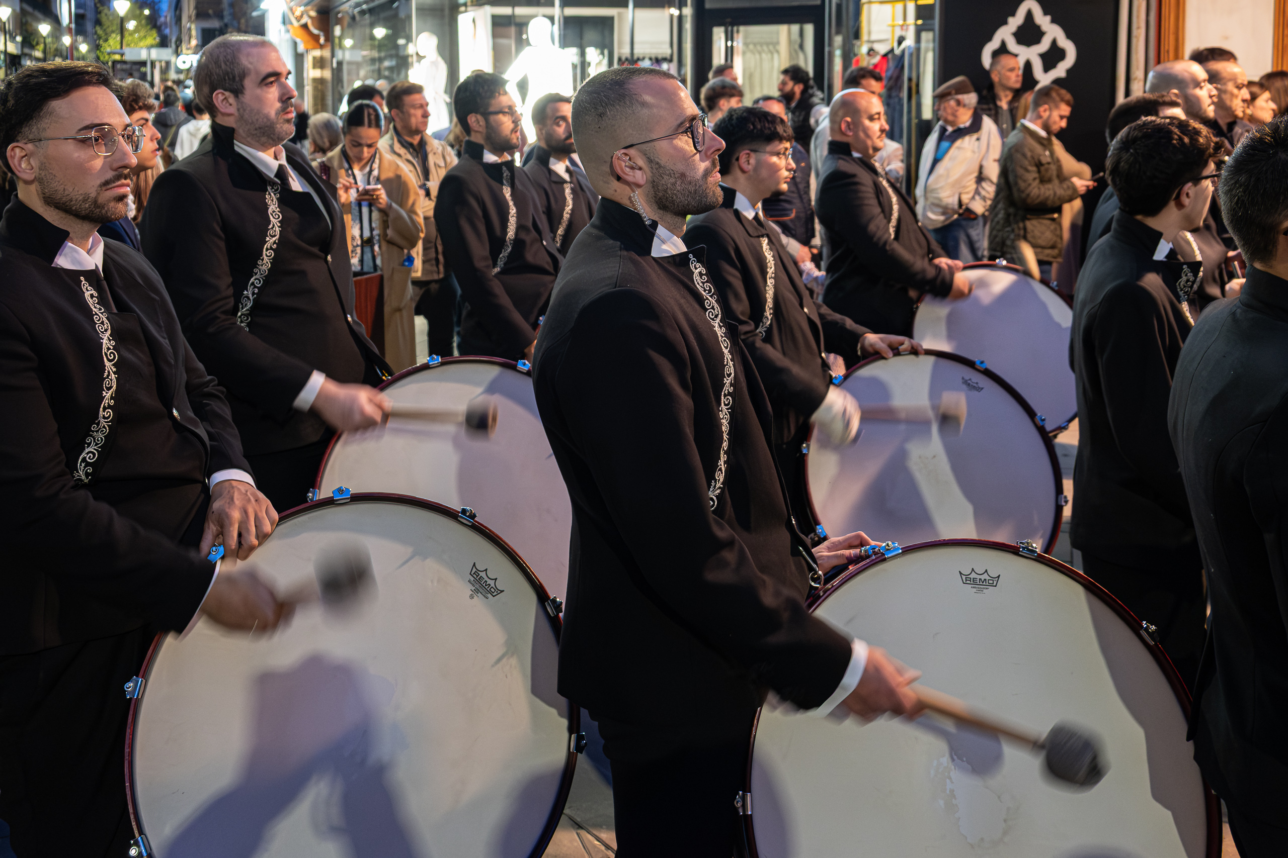Trommler in der Semana-Santa-Prozession von Ciudad Real
